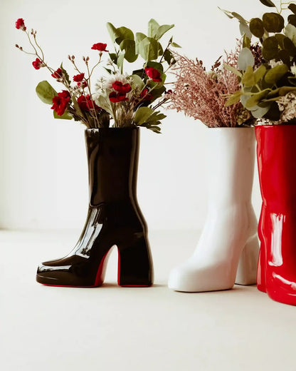 The Diva Boot Vase