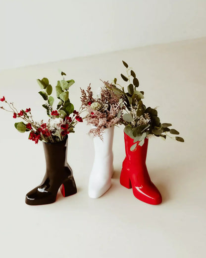 The Diva Boot Vase