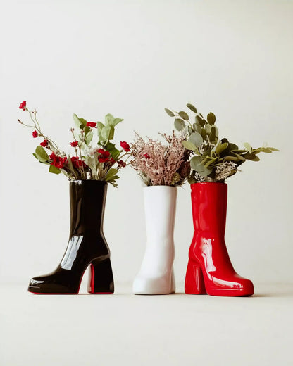 The Diva Boot Vase